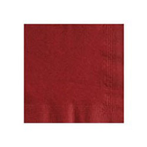 Lapaco 2-Ply Burgundy Paper Beverage Napkin