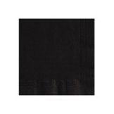 Lapaco 2-Ply Black Paper Beverage Napkin