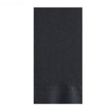 Lapaco 2-Ply 15" x 17" Black Dinner Napkin
