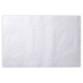 Lapaco 10" x 14" White Embossed Paper Placemat