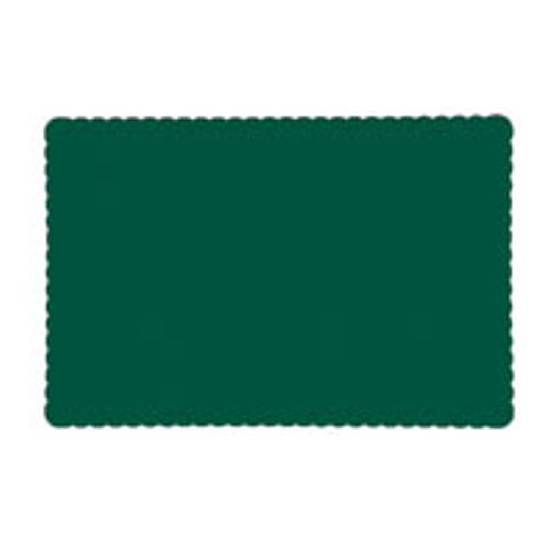 Lapaco 10" x 14" Hunter Green Paper Placemat