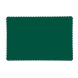 Lapaco 10" x 14" Hunter Green Paper Placemat