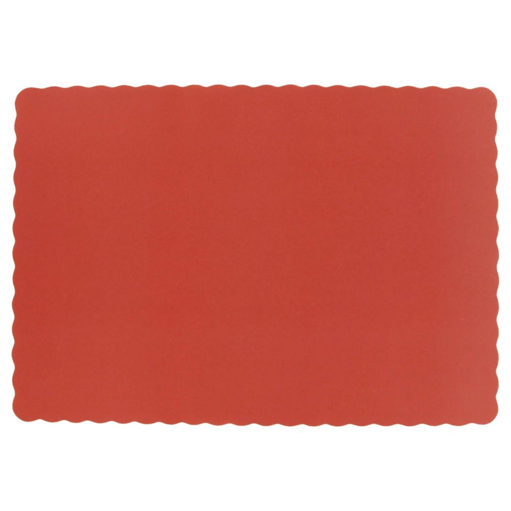Lapaco 10" x 14" Red Paper Placemat