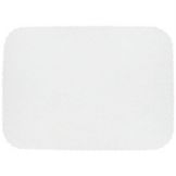 Dinex&reg; White Scalloped Edge 15" x 20" Tray Cover