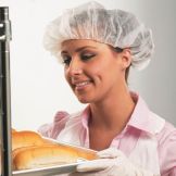 Food Handler White 21" Bouffant Cap (500/cs)