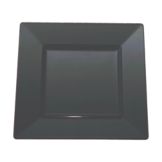 EMI Yoshi&reg; Squares Black Plastic 9-1/2" Plate