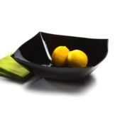 EMI Yoshi&reg; Squares Black 64 Oz. Serving Bowl