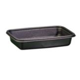 Genpak "Smart Set Pro" Black Heat Safe 12 Oz. Container