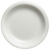 Genpak White Laminated Foam 6" Plate