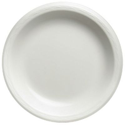 Genpak White Laminated Foam 10&frac14;" Plate