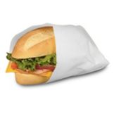 Bagcraft 12" x 12" White Sandwich Wrap