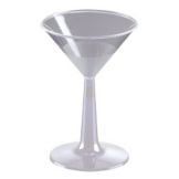EMI Yoshi&reg; Clear Plastic Resposables 6 Oz. Martini Glass