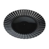 EMI Yoshi&reg; Resposables Black Plastic 7.5" Plate