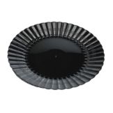EMI Yoshi&reg; Resposables Black Plastic 9" Plate