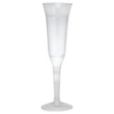 EMI Yoshi&reg; Clear Plastic Resposables 5 Oz. Champagne Flute