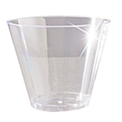 EMI Yoshi&reg; Clear Ware 9 Oz Rigid Plastic Squat Tumbler