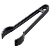 EMI Yoshi&reg; Black Plastic 6" Party Tray Tong