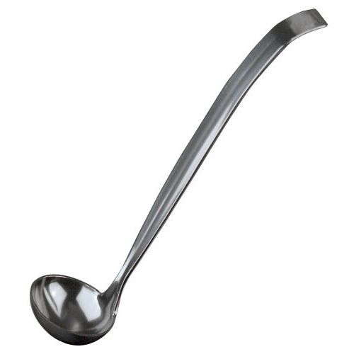 EMI Yoshi&reg; Black Plastic Party Tray 2 Oz Ladle