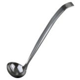 EMI Yoshi&reg; Black Plastic Party Tray 2 Oz Ladle