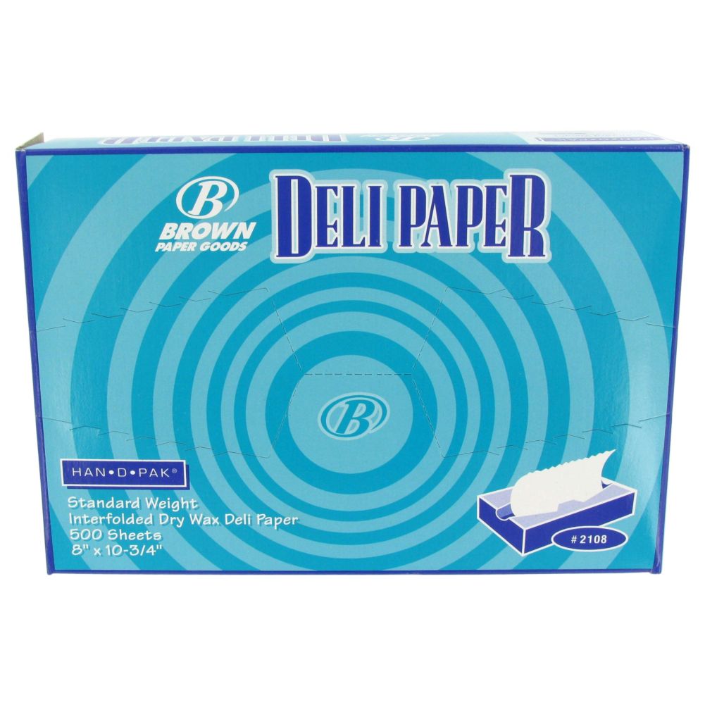 Bagcraft 12 x 10-3/4 White Interfolded Heavy Dry Wax Deli Paper