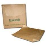 EcoCraft&reg; 12" x 10-3/4" Interfolded Dry Wax Deli Paper