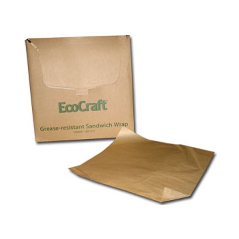 EcoCraft Interfolded Soy Wax Deli Sheets, 12 x 10 3/4, 500/Box, 12 Boxes/Carton