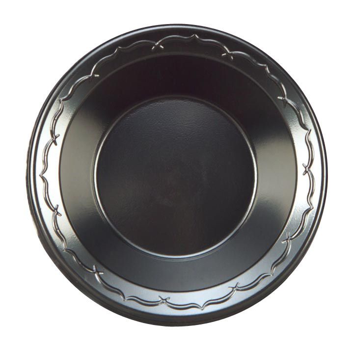 Genpak Black Laminated Foam 12 Oz. Bowl