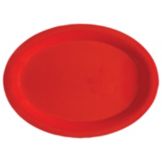 G.E.T. Red Sensation&trade; Red 9-3/4 x 7-1/4" Oval Platter