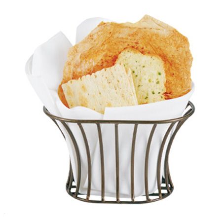 Clipper Mill Tuscan Style Wire Bread Serving Basket