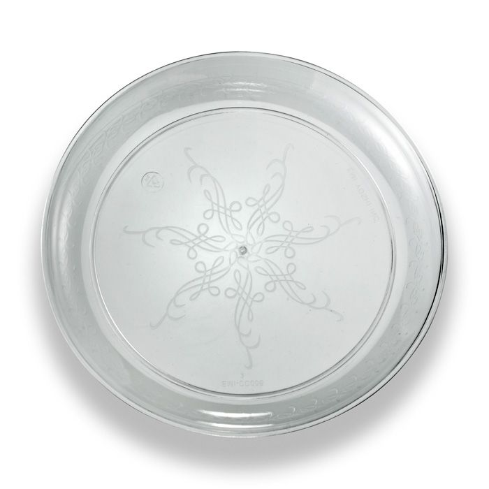 EMI Yoshi&reg; Caterer's Collection Clear Plastic 6" Plate