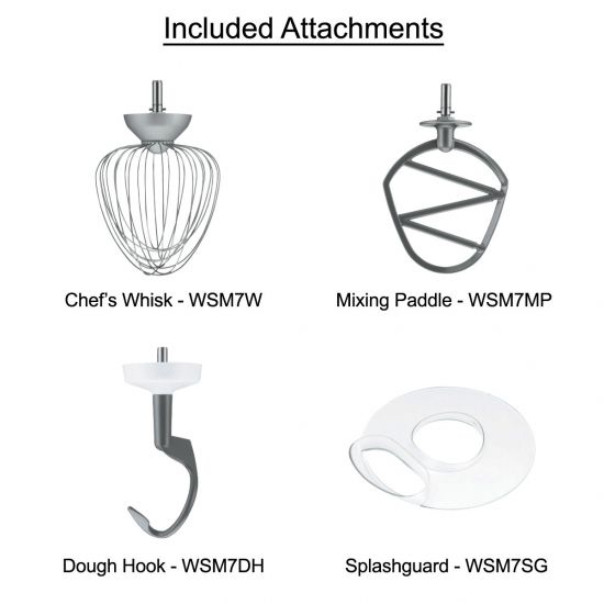 Waring&reg; 12-Speed 7 Qt Stand Mixer w/ S/S Bowl