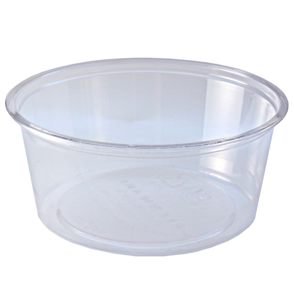 Fabri-Kal Clear PLA Compostable 3.25 Oz. Souffle Cup