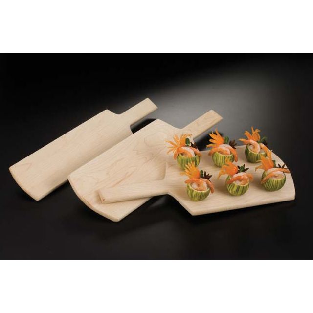 American Metalcraft 18 x 4-1/4" Solid Maple Serving Board