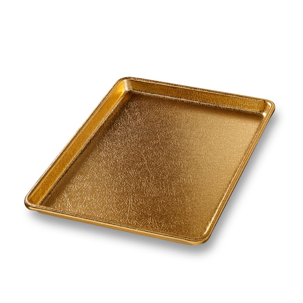 Chicago Metallic Bakeware Gold Aluminum 9-1/2 x 13" Display Pan