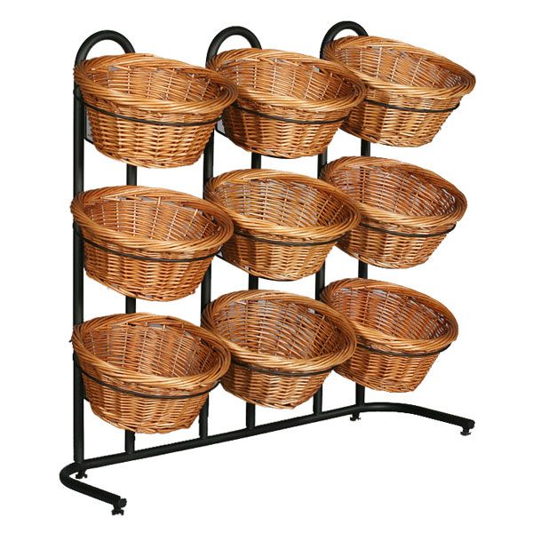 Mobile Merchandisers Oval 9-Tier Basket Display
