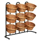 Mobile Merchandisers Oval 9-Tier Basket Display