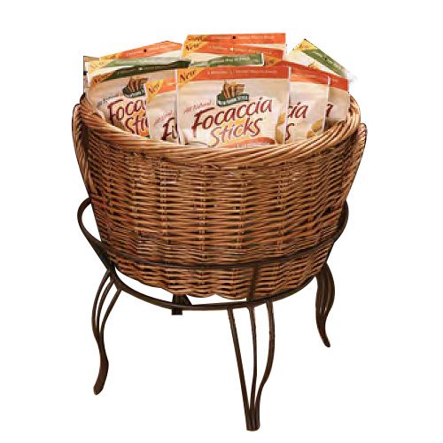 Mobile Merchandisers Floor Basket Display