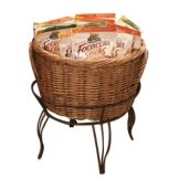 Mobile Merchandisers Floor Basket Display