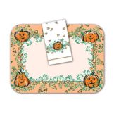 Dinex&reg; Jack-O-Lantern 15" x 20" Tray Cover