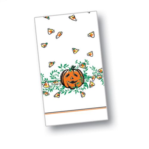 Dinex&reg; Jack-O-Lantern 2-Ply 15 x 17" Dinner Napkins