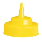 Tablecraft 63mm Yellow Cone Tip Dispenser Top