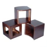 Culinaire&trade; Set Of 3 Yin Yang Wood Risers