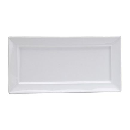 Oneida&reg; 9-1/2" Porcelain White Rectangular Platter