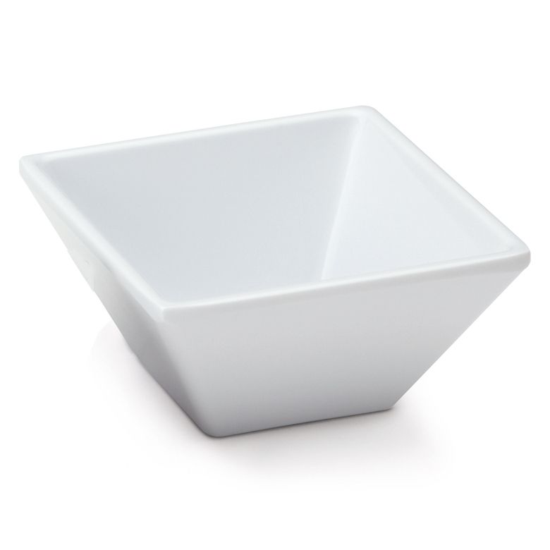 G.E.T. Siciliano&trade; White 3 Oz Square Petite Bowl