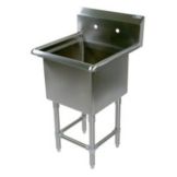 John Boos 18" x 24" Stainless Steel Single Compartment Sink