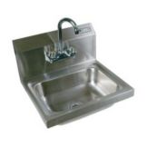 John Boos 14" x 10" Wall Mounted Stainless Steel Hand Sink