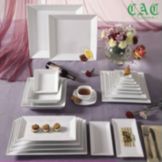 CAC China Kingsquare 10" Square Plate
