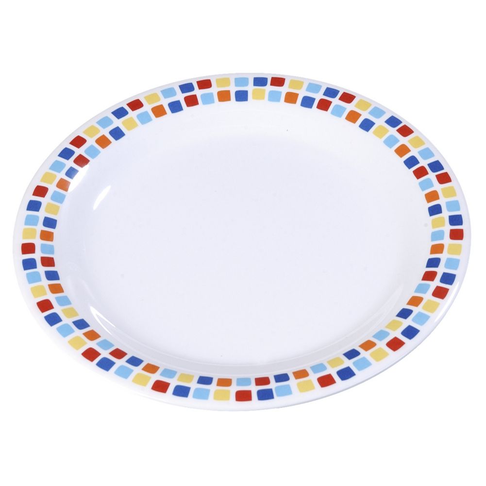 Carlisle&reg; Durus&reg; 10-1/2" Spanish Tile Dinner Plate