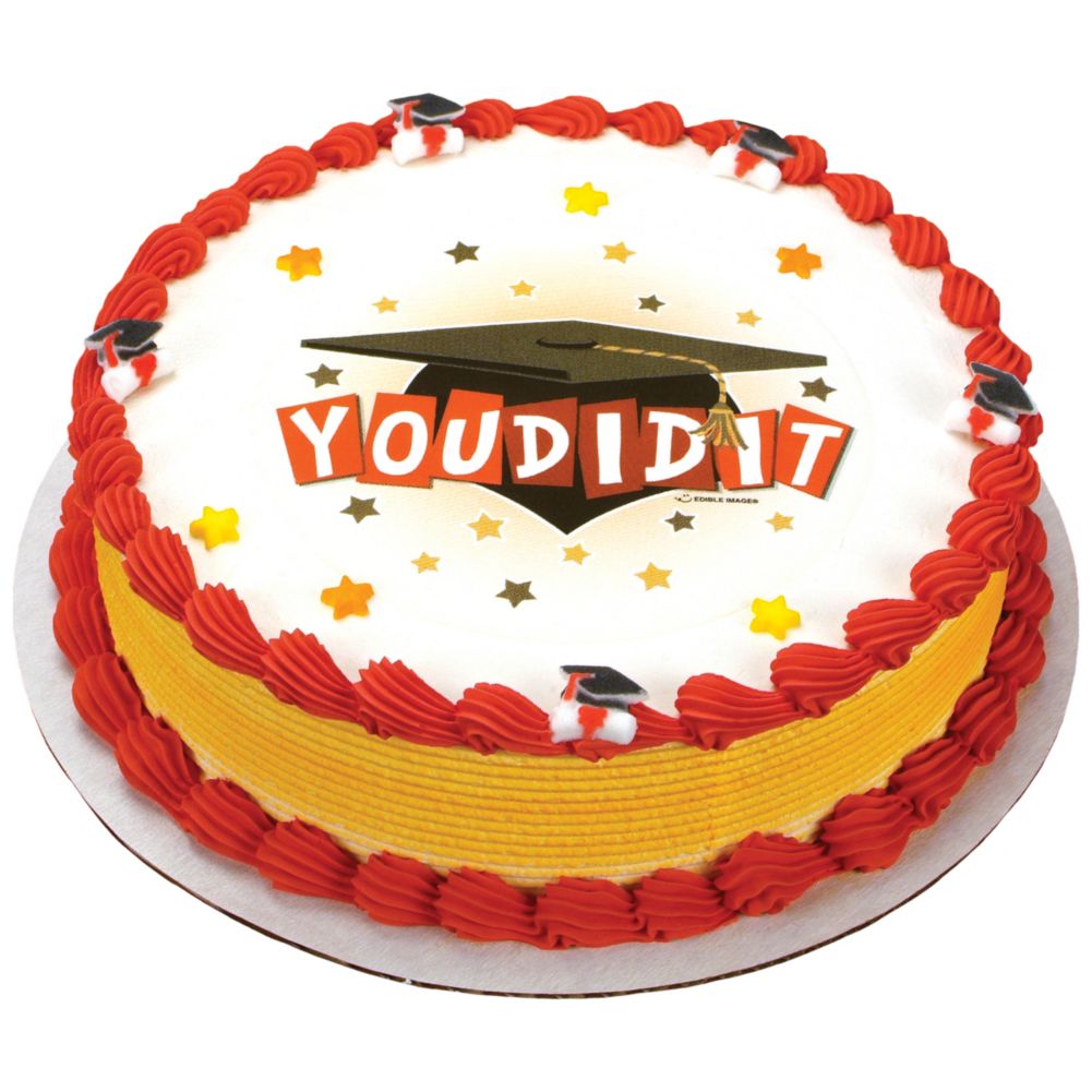 Lucks&trade; Edible Image&reg; You Did It Grad