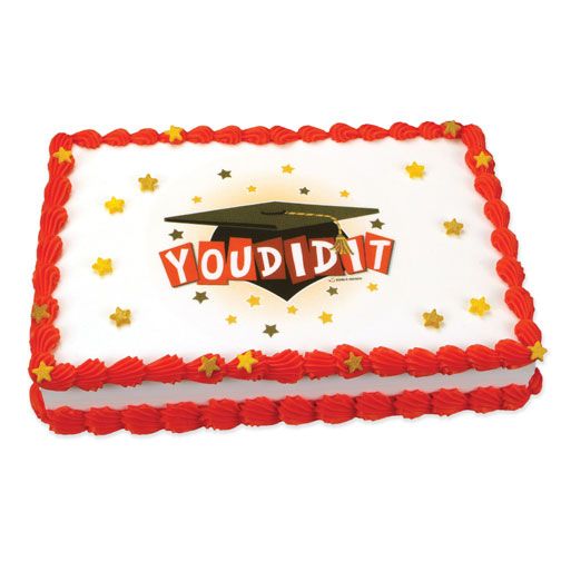 Lucks&trade; Edible Image&reg; You Did It Grad